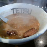 つけめんTETSU - 焼き石でスープが沸騰