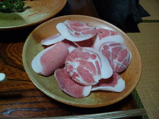 Botan Nabe Asamiya - 猪肉（部位が違います）