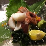 やなぎタコのお造り