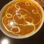 インドカレー ナマステ ポカラ - かぼちゃチーズカレーのアップ