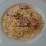 ボーノパスタ - カルボナーラ 定価980円、割増なし