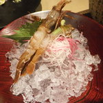 魚津産のがすえび(1,200円)