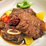 高麗亭 - 味付け牛カルビ の 煮込み。