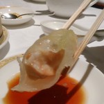 南園 - [料理] 干し貝柱と海老入り魚型蒸し餃子 アップ♪ｗ ②