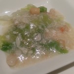 南園 - [料理] レタスの蟹肉と板谷貝のあんかけ アップ♪ｗ