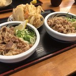 麺処 綿谷 - 牛肉ぶっかけ（ハーフ）330円_2016年10月