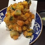 東風庵 - 野菜かき揚げ