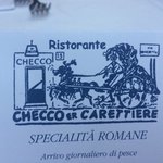 Checco Er Carettiere - お店のカード