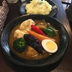 しっぽ - チキン野菜カレー