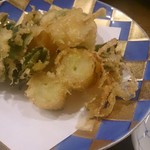 下仁田ネギの天婦羅