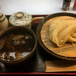 手打ちうどん 讃岐つけ麺 - 牛すじとゴボウのつけ麺(*ﾟ∀ﾟ*)850円