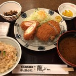Tonkatsu Fujiyoshi - ミルフィーユとチーズチキンかつ膳