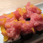 寿司の美登利 - トロタク巻き（細巻） 1000円