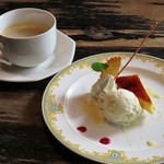 Morinoyakata - レディースセットのデザートとドリンクバーのコーヒー