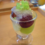 米倉 - 16.9月 三種の葡萄の酢の物 冬瓜すりおろし