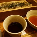 地酒とそば・京風おでん 三間堂 - [料理] 韃靼(だったん)蕎麦 & 蕎麦つゆ