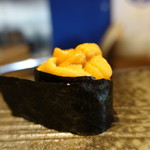 まき田鮨 - ☆北海道塩水ウニ軍艦!(^^)!☆