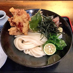瀬戸内製麺710 - 鶏玉天ぶっかけ