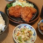 Tonkatsu Shokudou Sawatei - ミックス定食1,000円