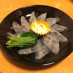 たてもと - フグ刺し 歯応えあり！