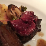 オステリア ダ ヒロキ - レアレアレバーは炭火の香りがつきつつとろりと