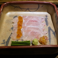 御料理 光安 - 昆布〆の白甘鯛（シラカワ）