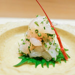 麻布十番 ふくだ - 伊勢海老あらい