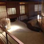 大川荘 - 廊下からの風景