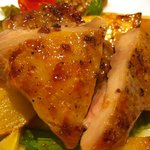 アランチャ・デル・ソーレ - （08/7夜）ホロホロ鶏部分の接写