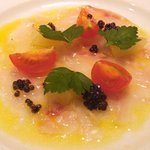 アランチャ・デル・ソーレ - （08/7夜）ハタのカルパッチョ