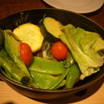 ゾウシガヤ ミヤビ - 蒸し野菜はおうちででも真似したくなります