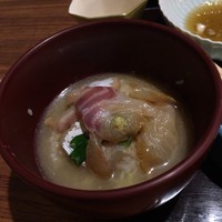 徳うち山 - 鯛茶漬け