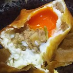 別邸 山風木 - キノコと竹の子の包み揚げの中♪