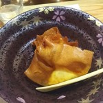 別邸 山風木 - キノコと竹の子の包み揚げ