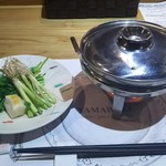 別邸 山風木 - 仙台牛テールのセリ鍋！！