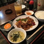 135酒場 - 豚レバーの四川風炒め！