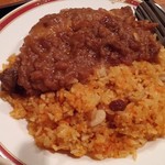 オリエンタルキッチン マリカ - ミャンマーの伝統的なドライカレー風「ダンパッウ」(炊き飯とバター鳥もも肉煮込み付けご飯セット)