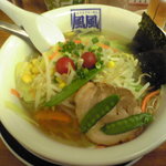 風風ラーメン - 2010/11/27　塩ラーメン＋ヤサイモリ、680円＋210円