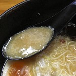鳥若圓 - 鳥若圓ラーメン（塩、こってり、背脂、博多麺）スープアップ