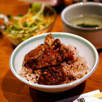 上野 太昌園 - 12穀米もお肉に合いますよ。