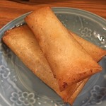 六徳 恒河沙 - 金華ハムと大根の春巻き