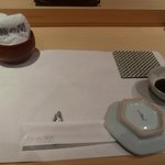 鮨の間 - カウンターに座る