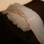 鮨の間 - キス昆布〆