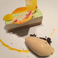 TRATTORIA CREATTA - レモン風味のケーキ、バナナアイス