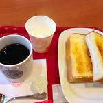 カフェ・ベローチェ - これでモーニングセット完了