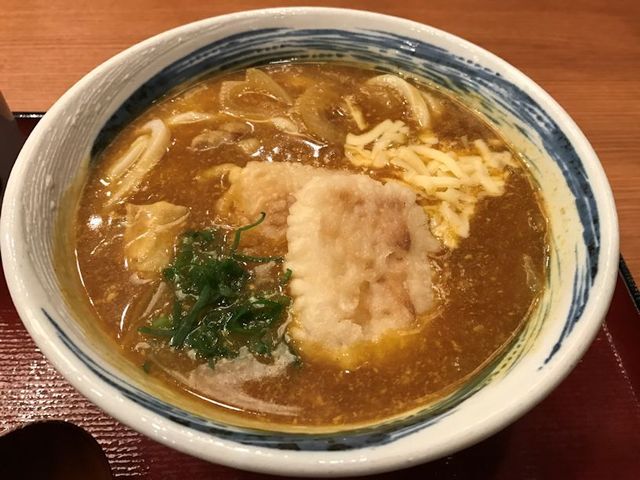杵屋のチーズもち天カレーうどん By たぬきチャ 杵屋 atc店 きねや トレードセンター前 うどん 食べログ 杵屋のチーズもち天カレーうどん By たぬきチャ 杵屋 atc店 きねや トレードセンター前 うどん 食べログ