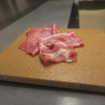 あもん ヨコ - 二種の肉