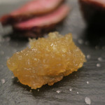 あもん ヨコ - ランプのステーキ　ズームアップ