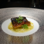 エクアトゥール - 2016/10_三河の天然鰻 銀杏とお米を使ったソース