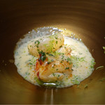 エクアトゥール - 2016/10_オマール海老のポアレ サマートリュフがけ